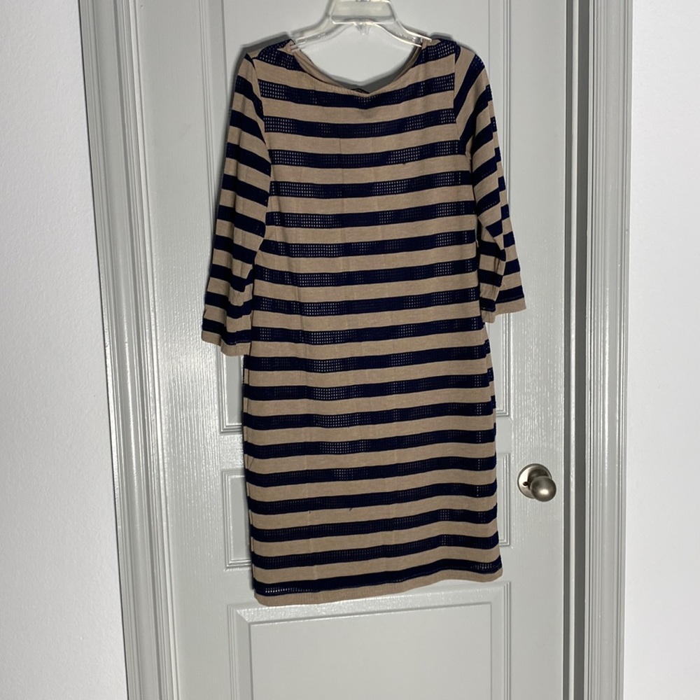 Brown and blue 👗 size 14
